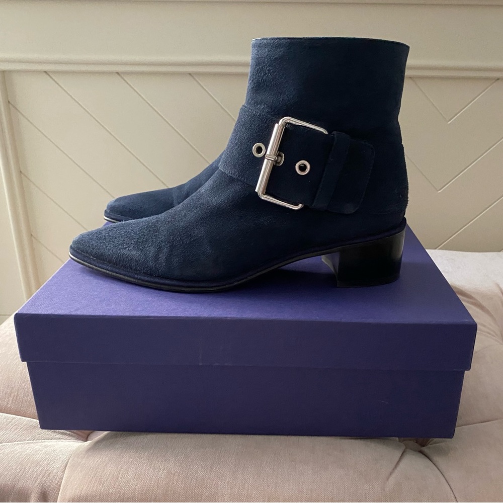 Stuart Weitzman Buckler Booties | Size Us Women 6… - image 2